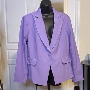 NWT TAHARI ASL Women's Purple Blazer